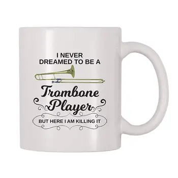 I Never Dreamed To Be A Trombone Player But Here I Am Killing It Coffee Mug (11 oz)
I Never Dreamed To Be A Trombone Player But Here I Am Killing It Coffee Mug (11 oz)