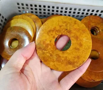 Antique jade Ping Ping jade tablets.