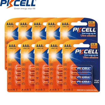 40Pcs PKCELL AAA LR03 LR03P R03P R03 Super Alkaline Dry Battery 1.5V 140min For Walkman Remote Controller
40Pcs PKCELL AAA LR03 LR03P R03P R03 Super Alkaline Dry Battery 1.5V 140min For Walkman Remote Controller