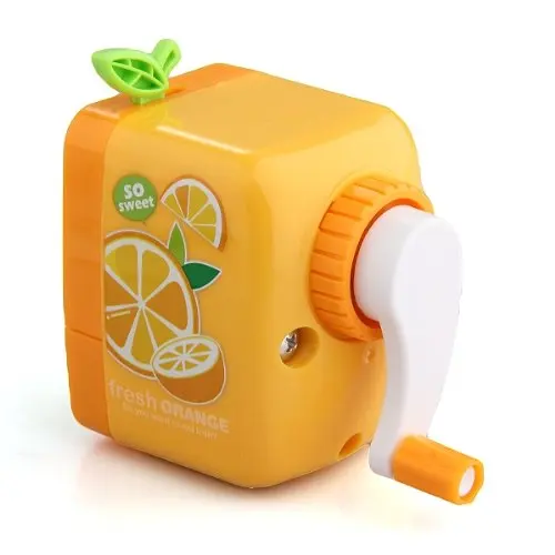BLEL Hot Orange Pencil Sharpener Hand Crank Manual Desktop School Stationery Kids
BLEL Hot Orange Pencil Sharpener Hand Crank Manual Desktop School Stationery Kids