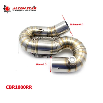 Alconstar- CBR1000RR Motorcycle Exhaust Full System Muffler Middle Pipe with Sensor Link Tube For HONDA CBR1000RR 2016-2017
Alconstar- CBR1000RR Motorcycle Exhaust Full System Muffler Middle Pipe with Sensor Link Tube For HONDA CBR1000RR 2016-2017