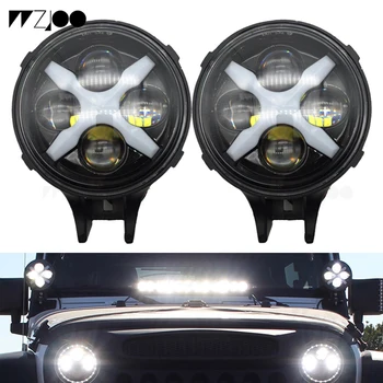 WZJOO 2PCS 6 inch Led Auxiliary Light 60w Car LED Spotlight 12/24v with Multi DRL Fog Driving for Off road vehicle trucks
WZJOO 2PCS 6 inch Led Auxiliary Light 60w Car LED Spotlight 12/24v with Multi DRL Fog Driving for Off road vehicle trucks