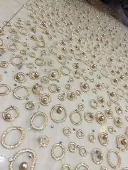 Hot Selling Popular J-7261 Embroidered Tull Lace with beads For Daily Dress,High Quality French Net Lace Fabric
Hot Selling Popular J-7261 Embroidered Tull Lace with beads For Daily Dress,High Quality French Net Lace Fabric