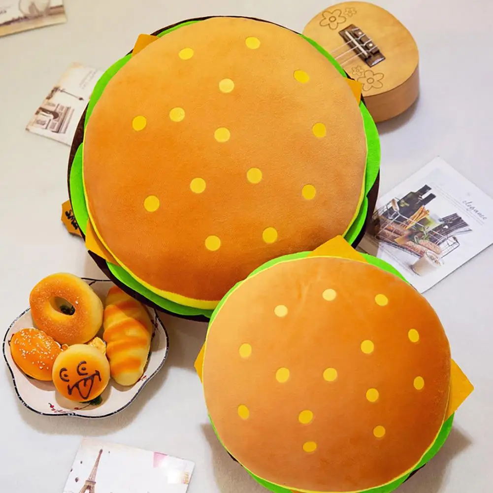 Simulation Hamburger Plush Stuffed Throw Pillow Back Cushion Sofa Bed Decor Intelligence Developmental Toys
Simulation Hamburger Plush Stuffed Throw Pillow Back Cushion Sofa Bed Decor Intelligence Developmental Toys
