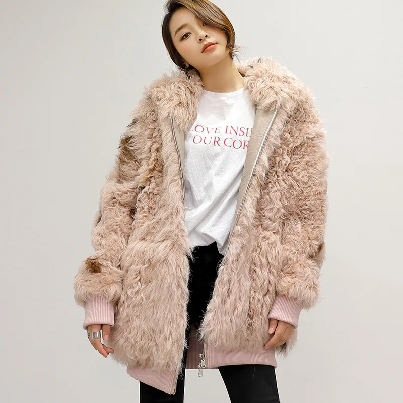 Real fur coat women pink coat 2017 thick warm mongolia sheep fur wool coat high quality women fur jacket with New Phoenix 71019G
Real fur coat women pink coat 2017 thick warm mongolia sheep fur wool coat high quality women fur jacket with New Phoenix 71019G