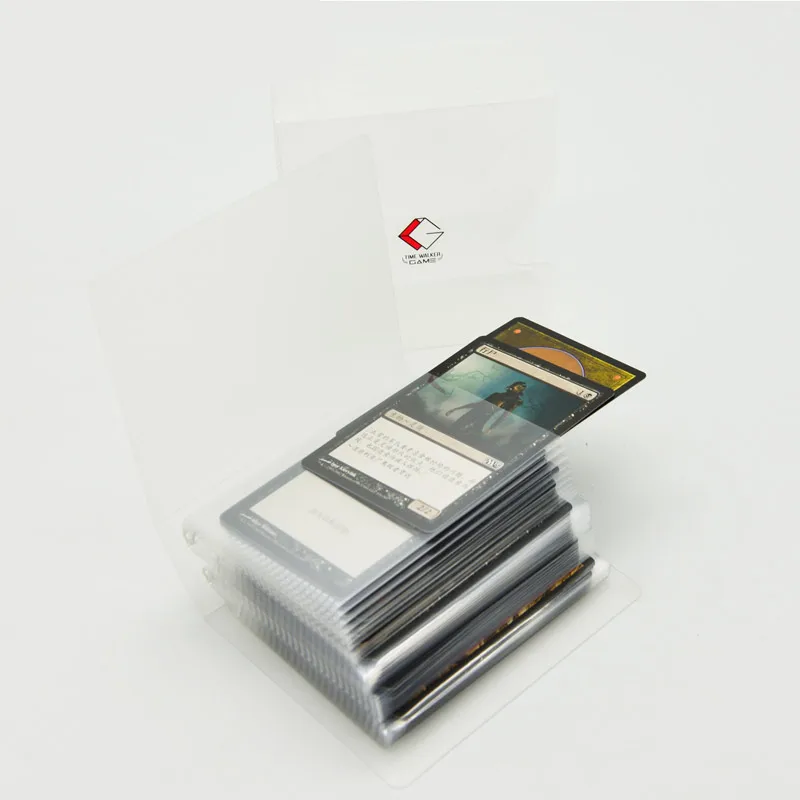 Transparent Deck Box for board game cards Storage magical the gathering cards container box Peripheral products MTG
Transparent Deck Box for board game cards Storage magical the gathering cards container box Peripheral products MTG