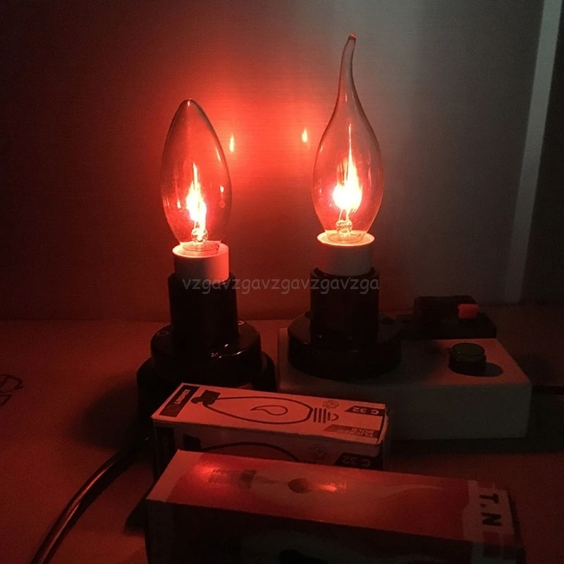 E14 3W Edison Filament Candle Flicker Light Bulb Fire Flame Tail/Tipped Retro Decor Lamp J16 19 Dropship
E14 3W Edison Filament Candle Flicker Light Bulb Fire Flame Tail/Tipped Retro Decor Lamp J16 19 Dropship