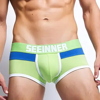 Seeinner Solid Color Cotton Shorts Men Underwear Boxers Mens Boxer Shorts Sexy Mens Underwear 6 Colors Wholesale Underwear
Seeinner Solid Color Cotton Shorts Men Underwear Boxers Mens Boxer Shorts Sexy Mens Underwear 6 Colors Wholesale Underwear