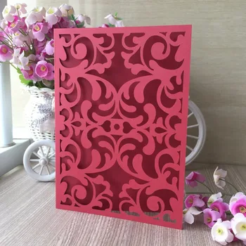 50Pcs Romantic Wedding/Business/Party/Birthday Invitation Cards Wedding Party Invitation Card Envelope Delicate Carved Pattern
50Pcs Romantic Wedding/Business/Party/Birthday Invitation Cards Wedding Party Invitation Card Envelope Delicate Carved Pattern