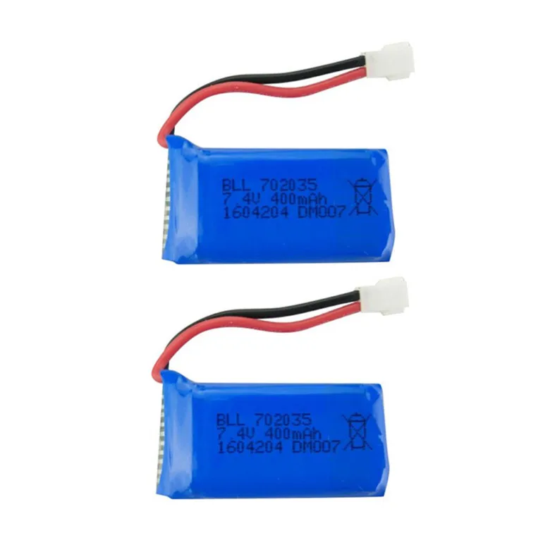 BLL Battery 2Pcs Upgraded 400mAh 30C Lipo Battery 7.4V 2S for DM007 RC Quadcopter Part
BLL Battery 2Pcs Upgraded 400mAh 30C Lipo Battery 7.4V 2S for DM007 RC Quadcopter Part
