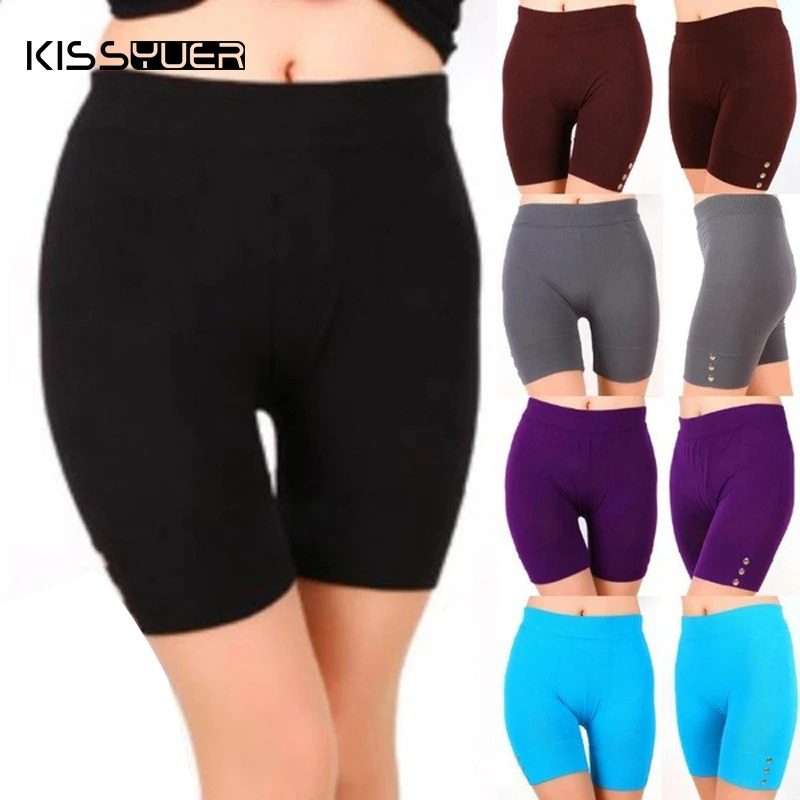Hot Summer Skinny Shorts Women High Waist Soild Black Gray White Sports Fitness Shorts Casual Spandex Plus Size Women's Shorts
Hot Summer Skinny Shorts Women High Waist Soild Black Gray White Sports Fitness Shorts Casual Spandex Plus Size Women's Shorts