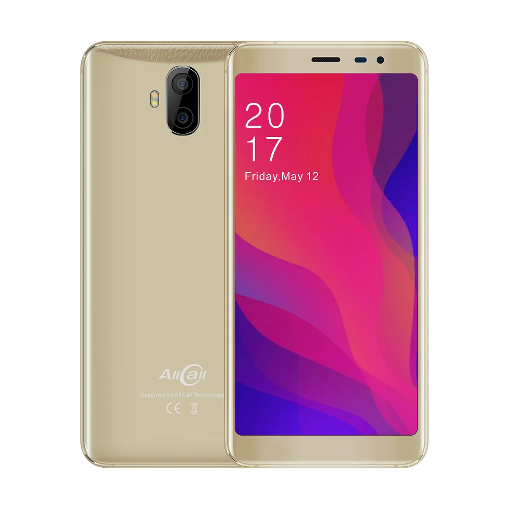 

Allcall Rio X MTK6580 Quad Core 1GB 8GB Android 8.1 18:9 5.5 Inch Camera 13MP+2MP 2850mAh 3G Smartphone Mobile Cell Phone