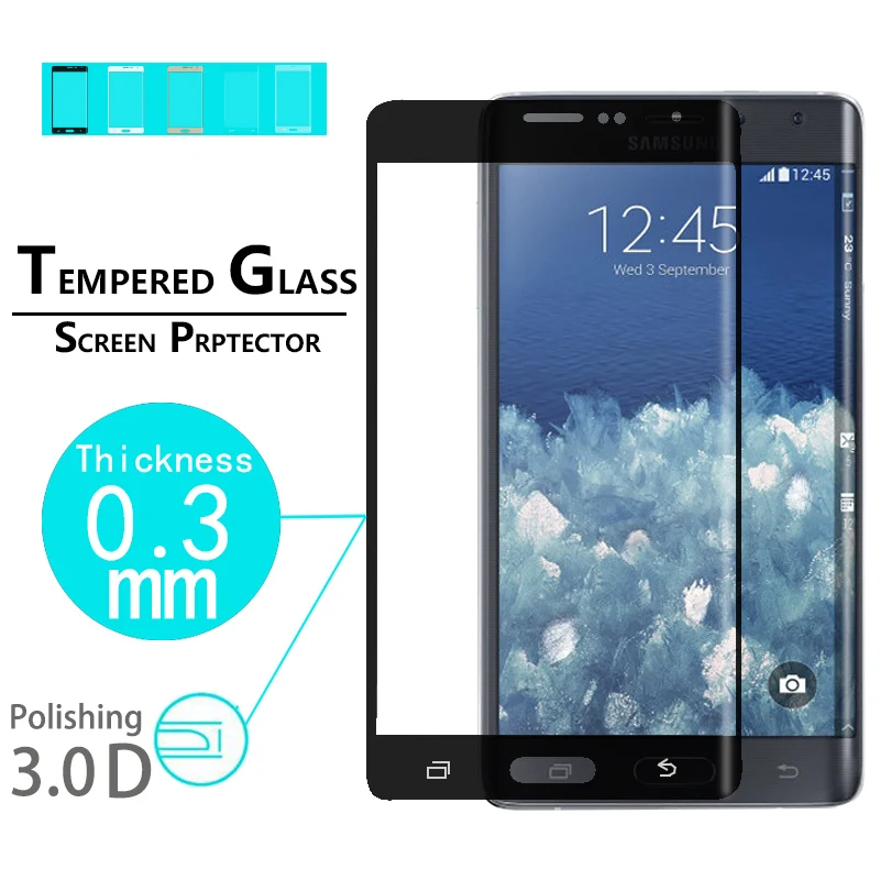 Защитная пленка с полным покрытием для Samsung Galaxy Note Edge закаленное стекло 5 6 дюйма