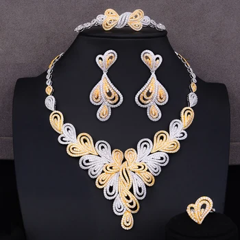 missvikki New Hotsale African 4pcs Bridal Jewelry Sets New Fashion Dubai Jewelry Set For Women Wedding Party Accessories Design
missvikki New Hotsale African 4pcs Bridal Jewelry Sets New Fashion Dubai Jewelry Set For Women Wedding Party Accessories Design