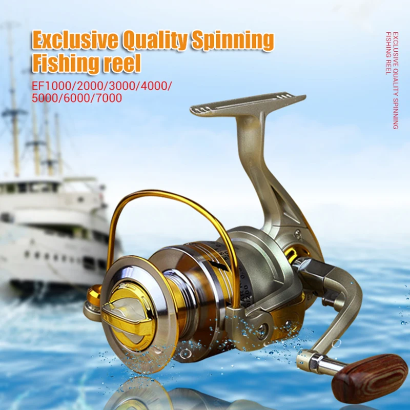 Exclusive quality All Metal spinning fishing reel line winder speed ratio 5.1:1 to Ocean Sea boat Rock Ice fishing tackle EF
Exclusive quality All Metal spinning fishing reel line winder speed ratio 5.1:1 to Ocean Sea boat Rock Ice fishing tackle EF