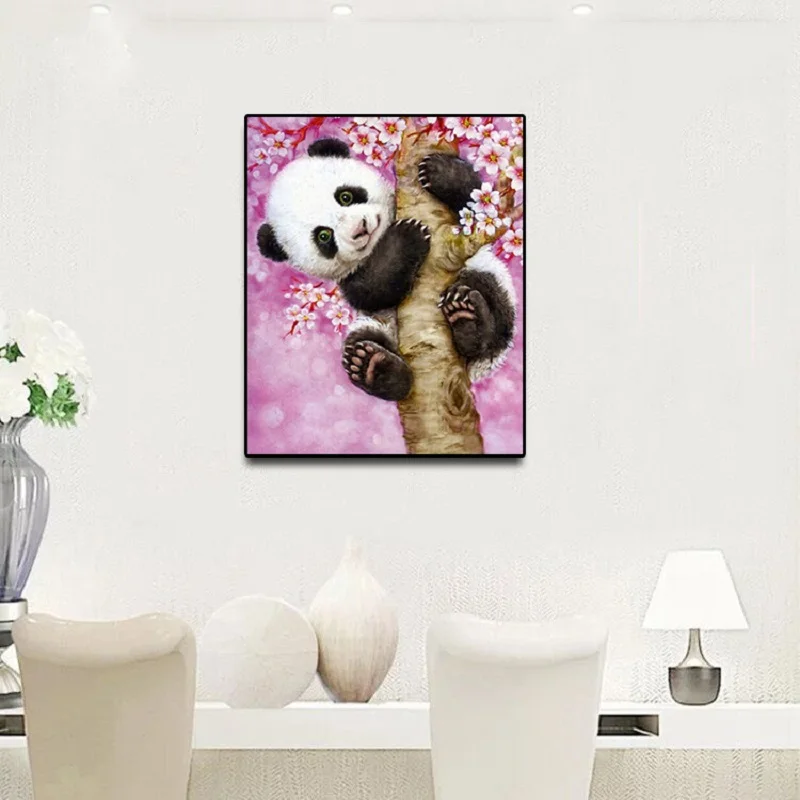 DIY Embroidery Cross Stitch Mosaic Rhinestone 5D Diamond Painting Picture Panda In The Tree Diamond Full Round Drill Picture
DIY Embroidery Cross Stitch Mosaic Rhinestone 5D Diamond Painting Picture Panda In The Tree Diamond Full Round Drill Picture