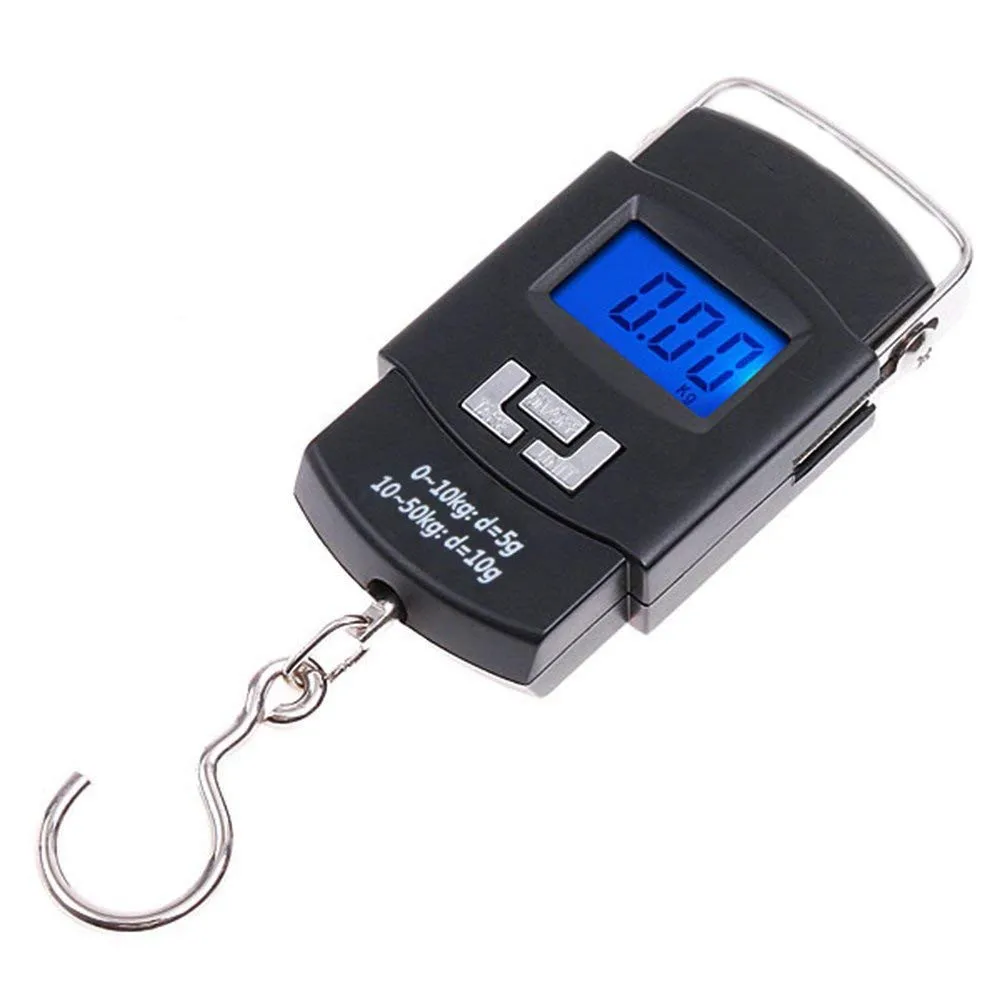 Scale Hook Fish Weight Mini Hanging Scale Pocket Portable 50kg LCD Digital Hanging Luggage Weighting Fishing Hook Scale Electron
Scale Hook Fish Weight Mini Hanging Scale Pocket Portable 50kg LCD Digital Hanging Luggage Weighting Fishing Hook Scale Electron