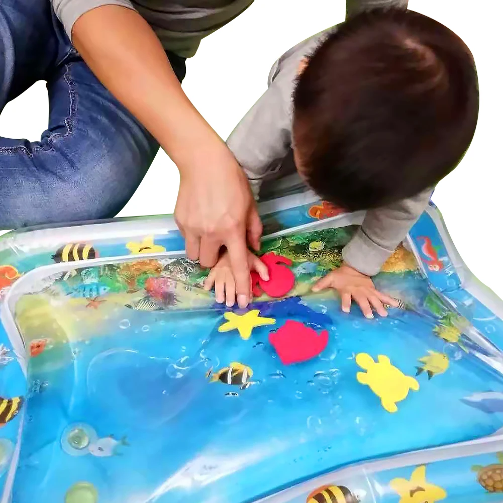 Baby Kinder Wassermatte Aufblasbare Patted Kissen Pads Spielzeug Wasserspielzeug 