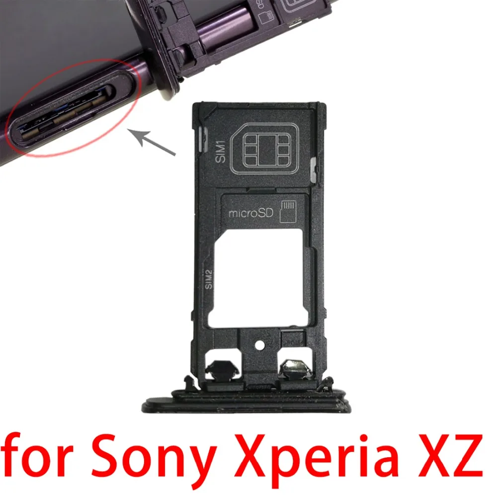 New for Sony Xperia XZ SIM1 Card Tray + SIM2 Card / Micro SD Card Tray for Sony Xperia XZ
New for Sony Xperia XZ SIM1 Card Tray + SIM2 Card / Micro SD Card Tray for Sony Xperia XZ