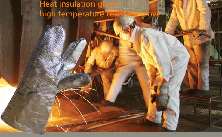 1 pair 39cm threefinger aluminum foil high temperature resistant glove/ thermal welding glove/ hot plate steam protect gloves
1 pair 39cm threefinger aluminum foil high temperature resistant glove/ thermal welding glove/ hot plate steam protect gloves