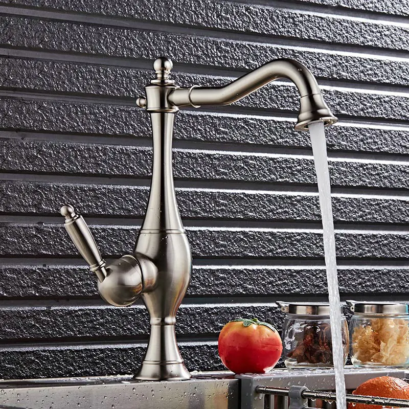 Brass Kitchen Mixer Cold and Hot swivel Kitchen Tap Single Hole Water Tap Kitchen Faucet torneira cozinha JM2012
Brass Kitchen Mixer Cold and Hot swivel Kitchen Tap Single Hole Water Tap Kitchen Faucet torneira cozinha JM2012