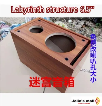 Labyrinth structure 6.5 inch empty speaker shell box 2 division frequency 21(W)*24(D)*36(H)cm 2pcs/lot
Labyrinth structure 6.5 inch empty speaker shell box 2 division frequency 21(W)*24(D)*36(H)cm 2pcs/lot