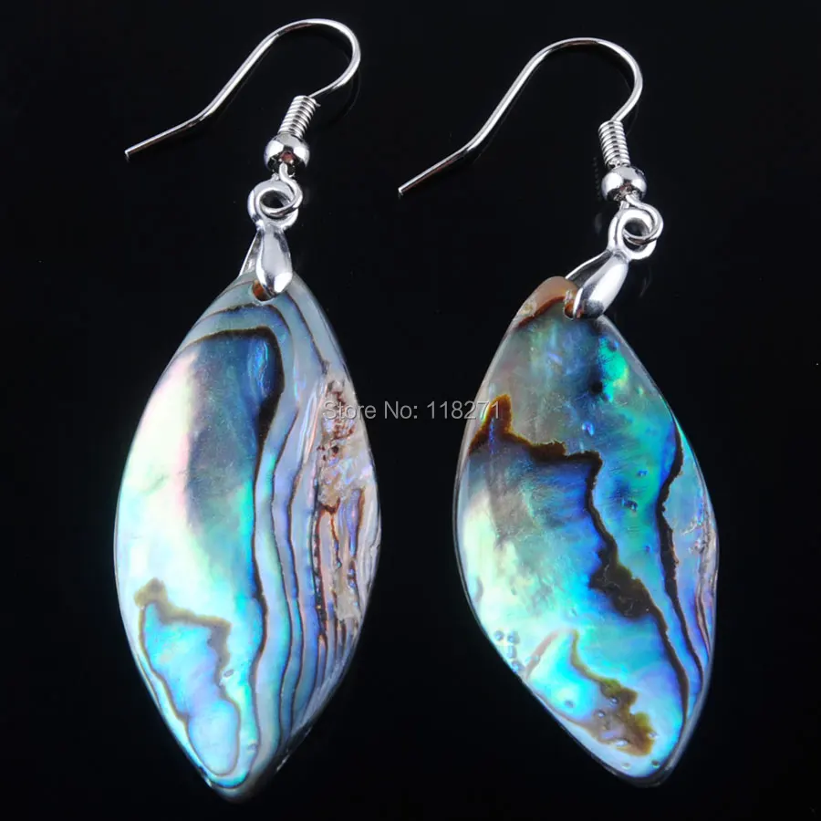 WOJIAER Natural New Zealand Abalone Shell Beads Dangle Earrings Pair Jewelry PR3114
WOJIAER Natural New Zealand Abalone Shell Beads Dangle Earrings Pair Jewelry PR3114