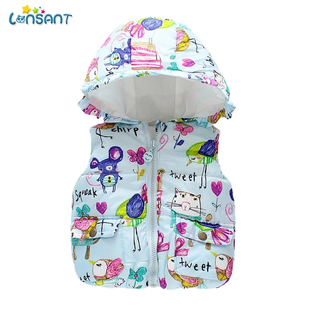 LONSANT Winter baby clothes Kids Vest Toddler Baby Girls Boys Sleeveless Animal Print Hooded Warm Waistcoat Tops Jackets
LONSANT Winter baby clothes Kids Vest Toddler Baby Girls Boys Sleeveless Animal Print Hooded Warm Waistcoat Tops Jackets