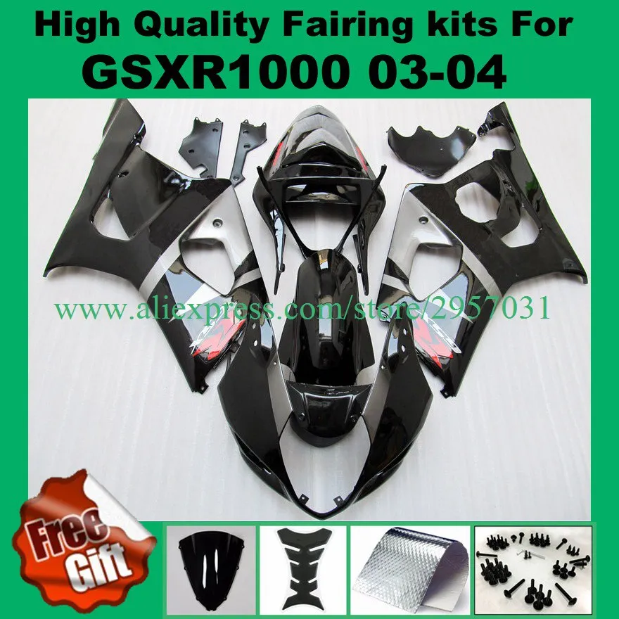 100%Fit Injection fairings fit for SUZUKI GSXR1000 2003 2004 ABS GSX-R1000 03 04 K3 K4 GSXR 1000 03 04 Fairing kits #553A
100%Fit Injection fairings fit for SUZUKI GSXR1000 2003 2004 ABS GSX-R1000 03 04 K3 K4 GSXR 1000 03 04 Fairing kits #553A