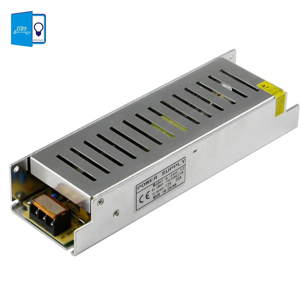 LED transformer power supply AC110V-220V to DC12V 5A/10A/20A/30A Switch Power Supply Adapter Converter For LED Strip Lights
LED transformer power supply AC110V-220V to DC12V 5A/10A/20A/30A Switch Power Supply Adapter Converter For LED Strip Lights