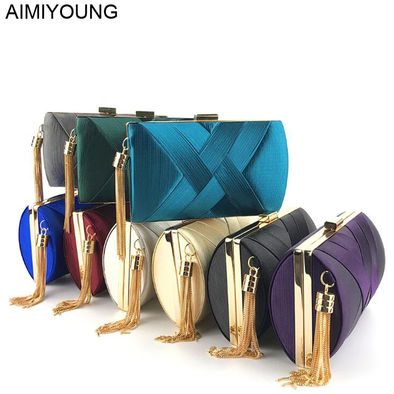 AIMIYOUNG Women Handbag Metal Tassel Lady Clutch Bag Chain Shoulder Bags Classical Style Small Purse Evening Clutch Party Bags
AIMIYOUNG Women Handbag Metal Tassel Lady Clutch Bag Chain Shoulder Bags Classical Style Small Purse Evening Clutch Party Bags