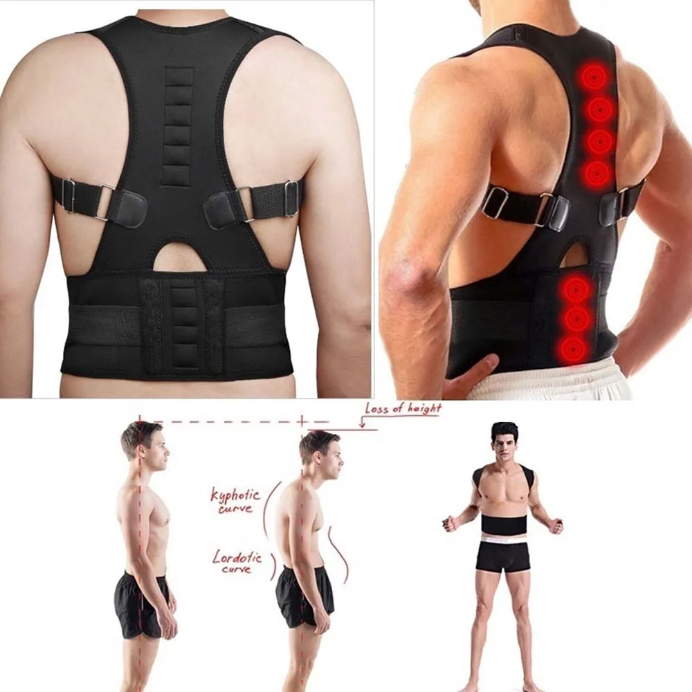 HEYME Magnetic Therapy Posture Corrector Brace Shoulder Back Support Belt Shoulder Back Spine Support Belt For Men Women
HEYME Magnetic Therapy Posture Corrector Brace Shoulder Back Support Belt Shoulder Back Spine Support Belt For Men Women