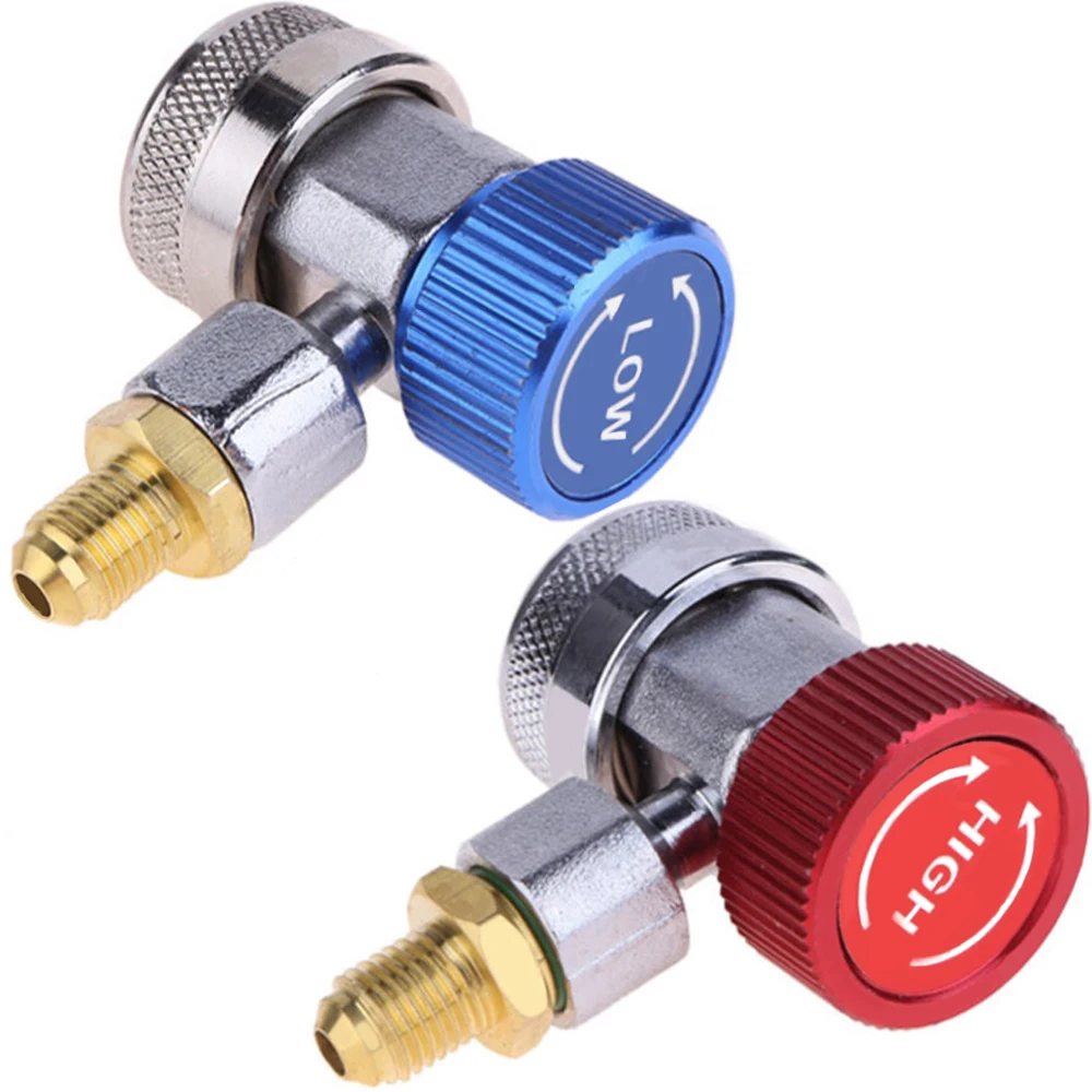 1 Pair R134A AC Air Condition Adjustable Quick Coupler High Low Adapter Connector Voltage Adapter Air-conditioning Installation
1 Pair R134A AC Air Condition Adjustable Quick Coupler High Low Adapter Connector Voltage Adapter Air-conditioning Installation