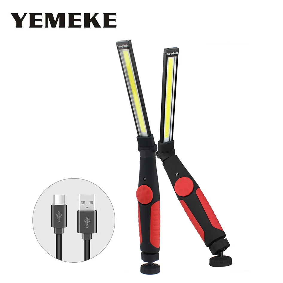 Portable COB LED Flashlight Torch Flexible Hand Torch Work Light Rechargeable Led Inspection Lamp Wirth USB Charging B1
Portable COB LED Flashlight Torch Flexible Hand Torch Work Light Rechargeable Led Inspection Lamp Wirth USB Charging B1