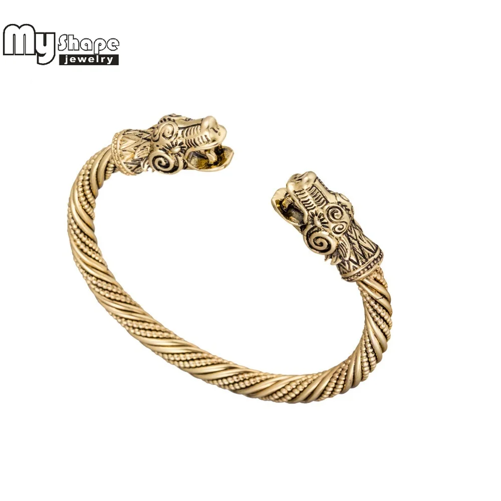 My Shape Viking Dragon Head Bangles Znic Alloy Vintage Teen Bracelet Men Pattern Bangle Cuff Bracelets Jewelry Accessories
My Shape Viking Dragon Head Bangles Znic Alloy Vintage Teen Bracelet Men Pattern Bangle Cuff Bracelets Jewelry Accessories