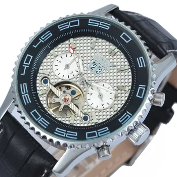 JARAGAR Military Auto Mechanical Watches Men Working Sub-dials Tourbillon Design Leather Strap Top Brand Luxury Men Wristwatch
JARAGAR Military Auto Mechanical Watches Men Working Sub-dials Tourbillon Design Leather Strap Top Brand Luxury Men Wristwatch