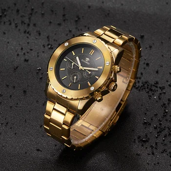 Original OUYAWEI Analog Watch Men Mechanical Self Wind Watch Full Steel Band Luxury Watch Gold Black Wristwatch Fashion Relogios
Original OUYAWEI Analog Watch Men Mechanical Self Wind Watch Full Steel Band Luxury Watch Gold Black Wristwatch Fashion Relogios
