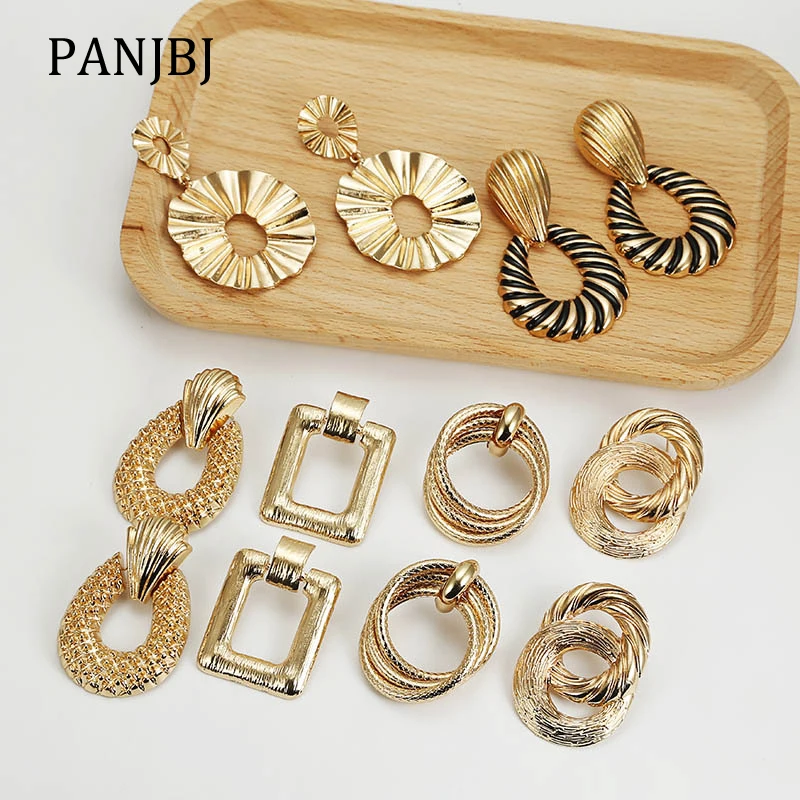 New Trendy Simple Drop Earing Boho Geometric Big Round Long Gold Color Dangle Earrings Brincos For Women Gift Fashion Jewelry
New Trendy Simple Drop Earing Boho Geometric Big Round Long Gold Color Dangle Earrings Brincos For Women Gift Fashion Jewelry