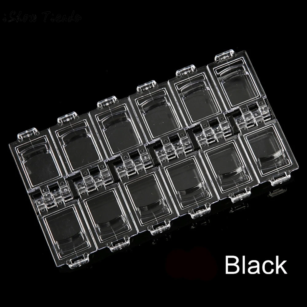 12 Grid Nail Art Storage Box Rhinestone Bead Acrylic Crystal Gem Jewelry Decoration plastic storage box porta joias organizer
12 Grid Nail Art Storage Box Rhinestone Bead Acrylic Crystal Gem Jewelry Decoration plastic storage box porta joias organizer