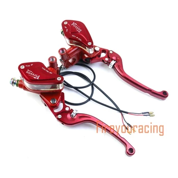 Motorcycle Lever Hydraulic Brake Clutch Master Cylinder Piston 14mm Universal 7/8" for Honda Yamada Kawasaki Disc Brake Red
Motorcycle Lever Hydraulic Brake Clutch Master Cylinder Piston 14mm Universal 7/8" for Honda Yamada Kawasaki Disc Brake Red