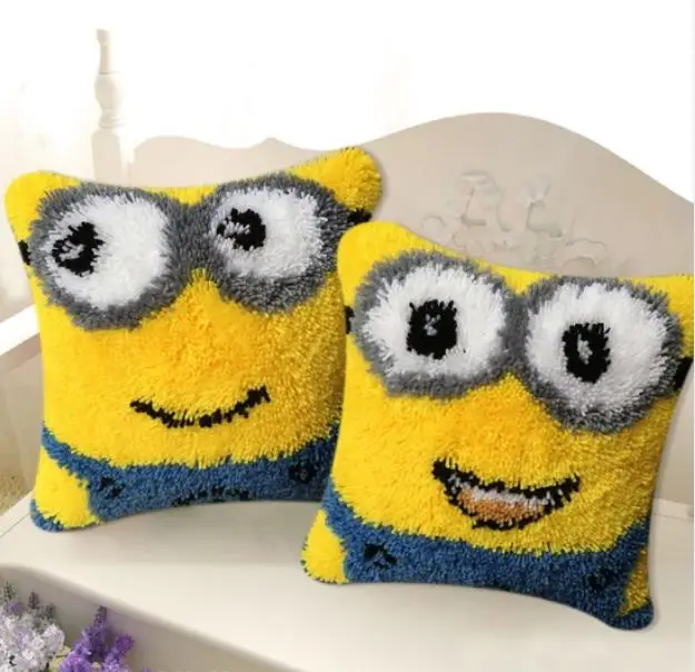 Cartoon Latch Hook kits pillow coverhand craft embroidery DIY Crocheting handmade needlework supplies
Cartoon Latch Hook kits pillow coverhand craft embroidery DIY Crocheting handmade needlework supplies