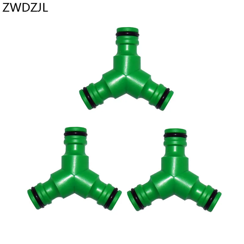 Irrigation 3-way connector 5/8" Y Connector Garden Hose Shunt Garden tap irrigation Pipe shunt 2 pieces 
Irrigation 3-way connector 5/8" Y Connector Garden Hose Shunt Garden tap irrigation Pipe shunt 2 pieces