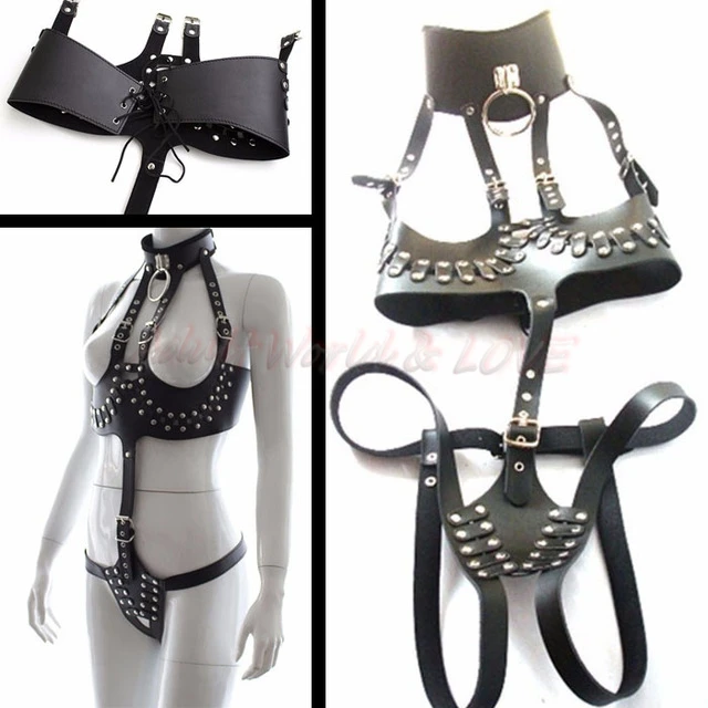 High Quality Adult Sex Game Leather Restraint Slave Harness Fetish