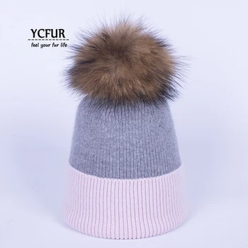 YCFUR Winter Hat Cap Women Large Size Fur Pom Hats Caps Girls Double Colors Knitted Wool Hats Beanies Skullies Female
YCFUR Winter Hat Cap Women Large Size Fur Pom Hats Caps Girls Double Colors Knitted Wool Hats Beanies Skullies Female