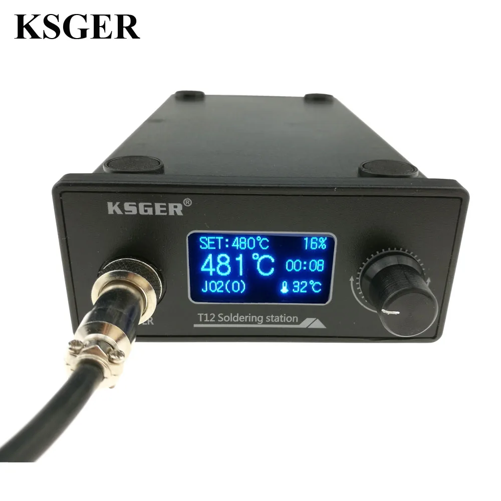 KSGER T12 Soldering Iron station STM32 OLED DIY Kits Solder Electric Tools Welding Iron Tips Temperature Controller Handle Case
KSGER T12 Soldering Iron station STM32 OLED DIY Kits Solder Electric Tools Welding Iron Tips Temperature Controller Handle Case