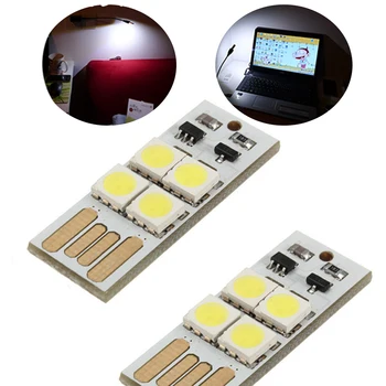 5Pcs 4LED Night Light Card Lamp Keychain #A White Portable Pocket USB Touch switch
5Pcs 4LED Night Light Card Lamp Keychain #A White Portable Pocket USB Touch switch
