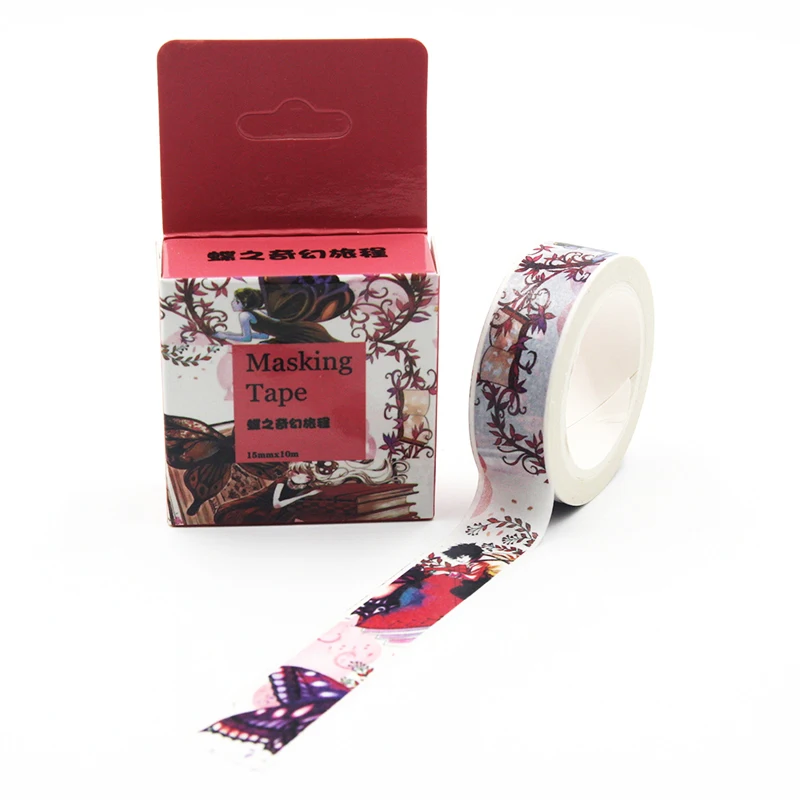 The Butterfly Girl's Fantasy Journey Washi Tape DIY Decorative Scrapbook Planner Masking Tape Office Adhesive Tape Stationery
The Butterfly Girl's Fantasy Journey Washi Tape DIY Decorative Scrapbook Planner Masking Tape Office Adhesive Tape Stationery