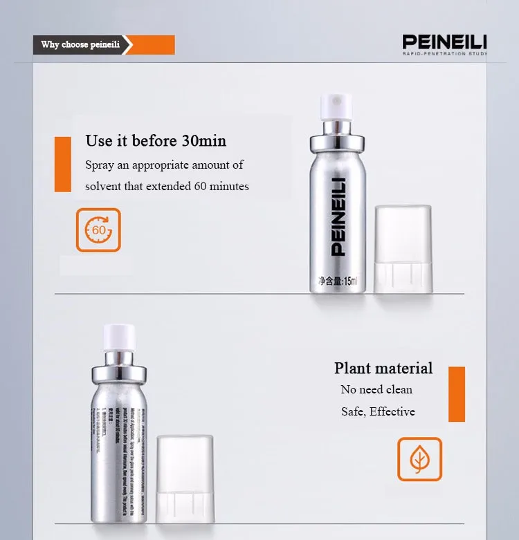 3Pcs Peineili Male Long Time Sex Spray Delay Ejaculation Lasting viagra Men Prevent Prmature Ejaulation 15ml penis enlargement 12