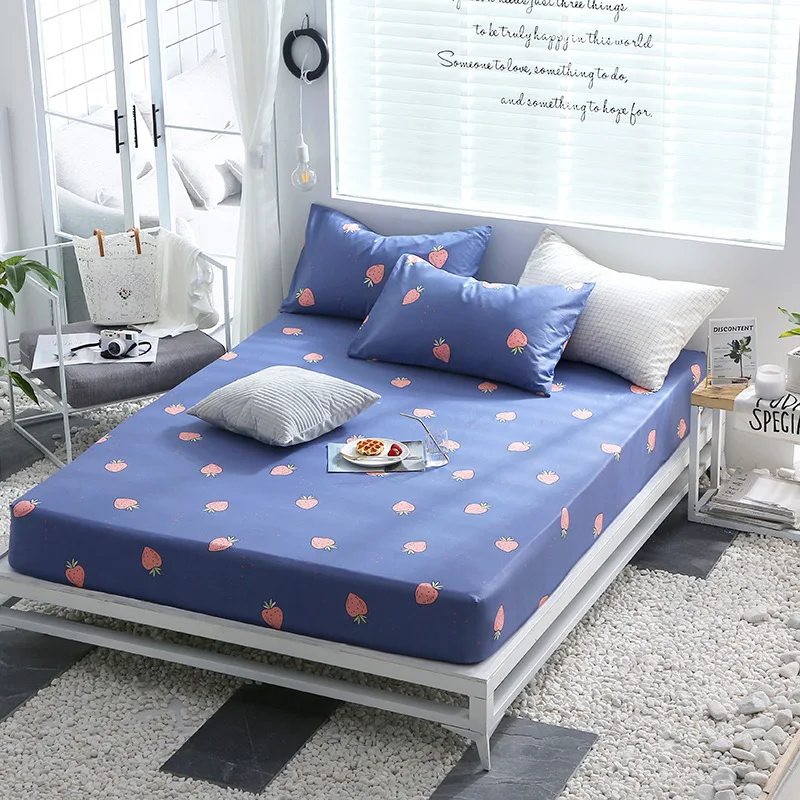 MECEROCK New Coming Printed Fitted Sheet Mattress Cover 100% Cotton Bed Protection Pad Mattress Protector with Elastic Band
MECEROCK New Coming Printed Fitted Sheet Mattress Cover 100% Cotton Bed Protection Pad Mattress Protector with Elastic Band