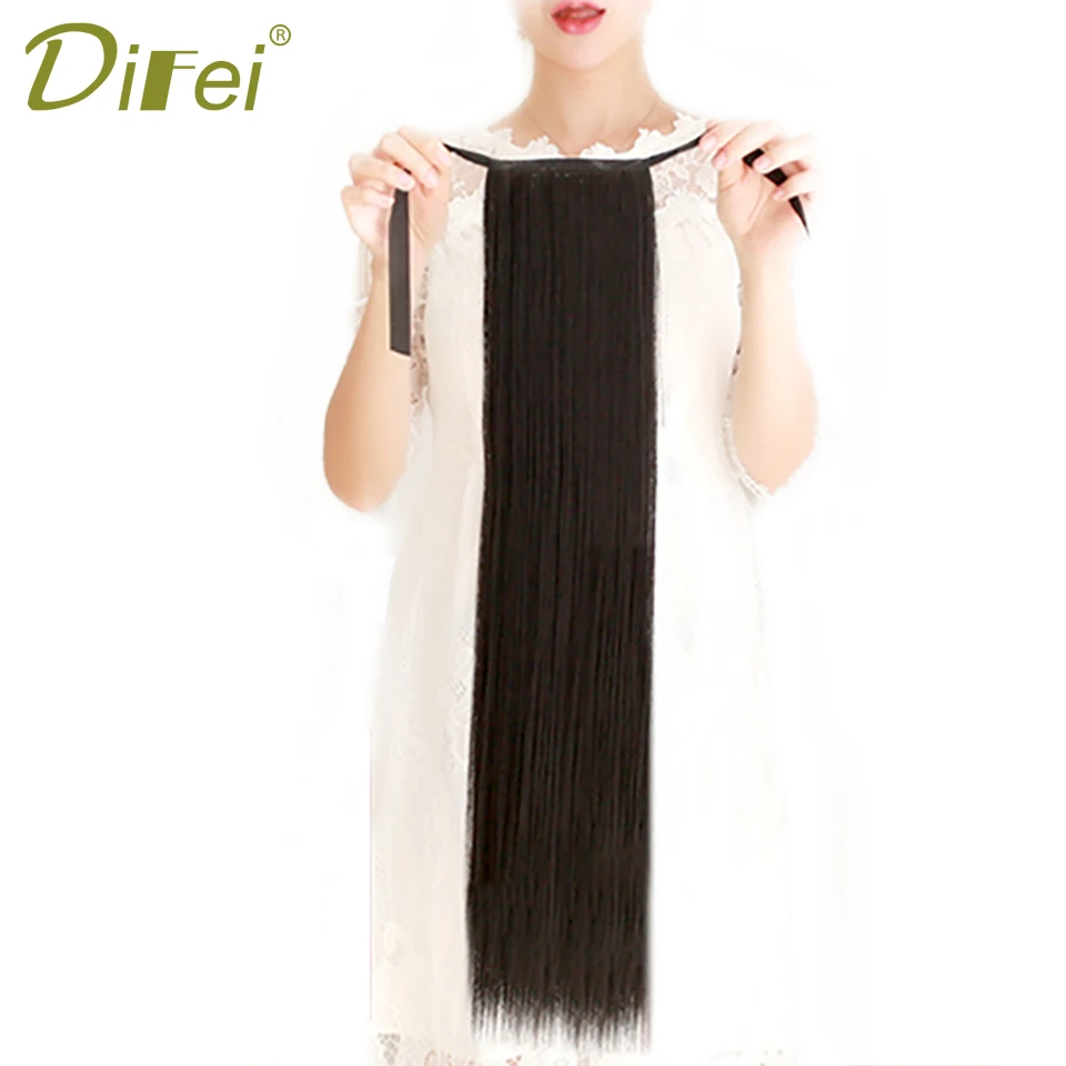 DIFEI 3Colors Long Straight Synthetic Ponytail High Temperature Fiber Clip in Drawstring Ponytail Hairpieces for Women
DIFEI 3Colors Long Straight Synthetic Ponytail High Temperature Fiber Clip in Drawstring Ponytail Hairpieces for Women